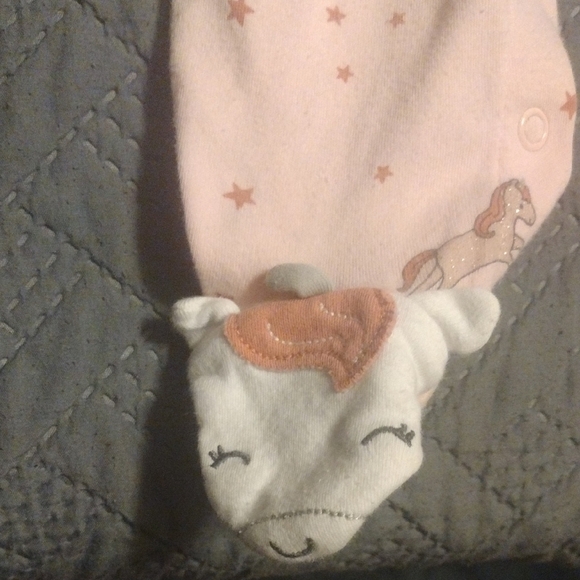 Child of Mine Pink Footies One Piece​​ - Picture 4 of 6